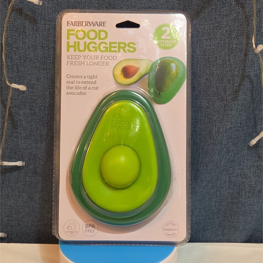Farberware Food Huggers Silicone Avocado Saver 2-Pack BPA-Free - Picture 2 of 16